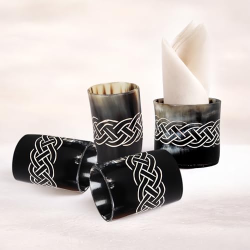 Viking Horn Shot Glasses Set of 8 (8 Count)