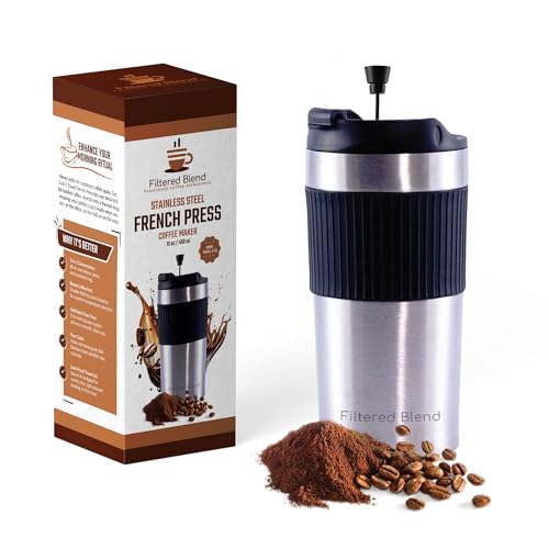 15oz Stainless Steel Travel French Press