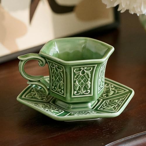 Tea Cups and Saucers Set of 2 (2 Count)