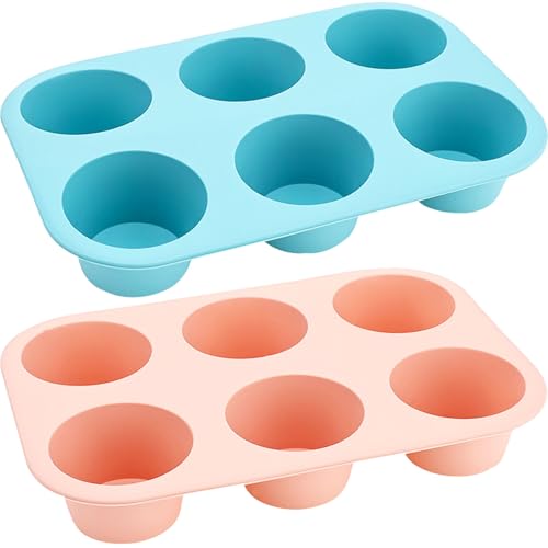 6 Cups Silicone Mini Muffin Pan Set
