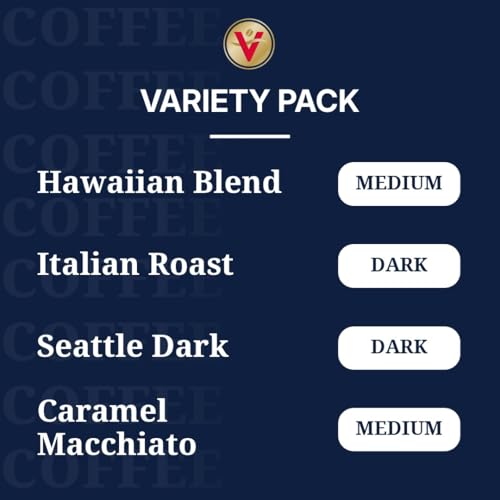Flavored & Unflavored Coffee Variety Pack for K (96 Count)