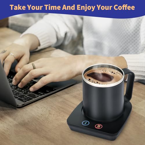 Coffee Mug Warmer with 15oz Mug Set