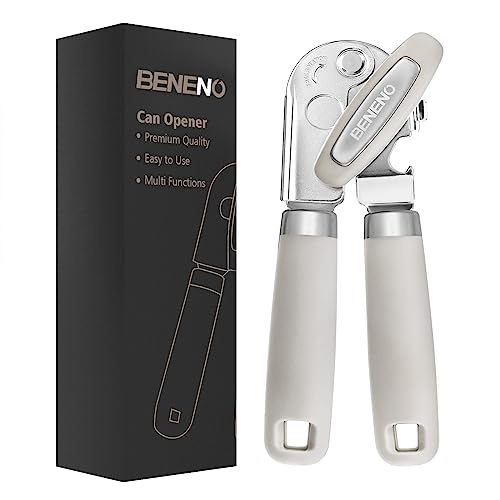 Heavy Duty Hand Can Opener Manual with Magnet Lid Remover