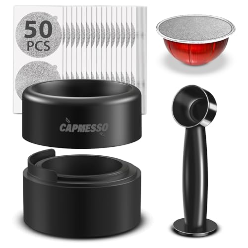 Reusable Refill Kit for Nespresso Vertuo Pods with Fast Sealing (52 Count)