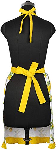 Kitchen Apron for Women with Pockets Cotton Printed Aprons for Baking