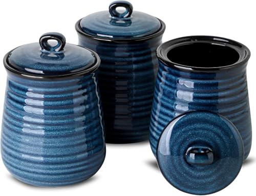 Ceramic Food Storage Jars (3 Count)