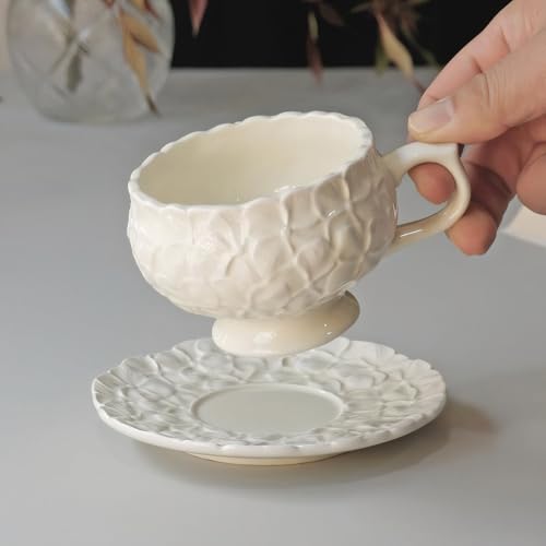 Tea Cups and Saucers Set of 2 (2 Count)