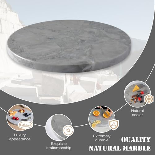 Round Marble Pastry Cutting Board