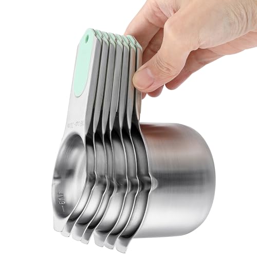 Magnetic Measuring Cups & Spoons Set of 15 with Levelers