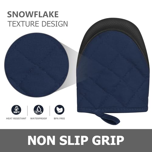 1 Pair Short Oven Mitts