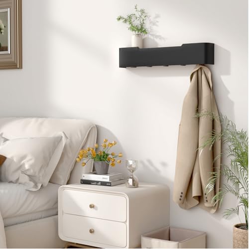 Wall Mounted Coat Rack with Shelf