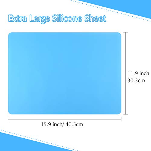 3PCS A3 Extra Large Silicone Sheet for Crafts Jewelry Casting Molds