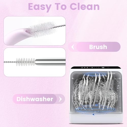Anti Wrinkle Straw 6 Pcs for Stanley (6 Count)
