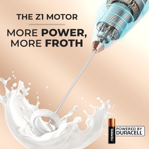 Zulay Powerful Milk Frother for Coffee with Upgraded Titanium Motor
