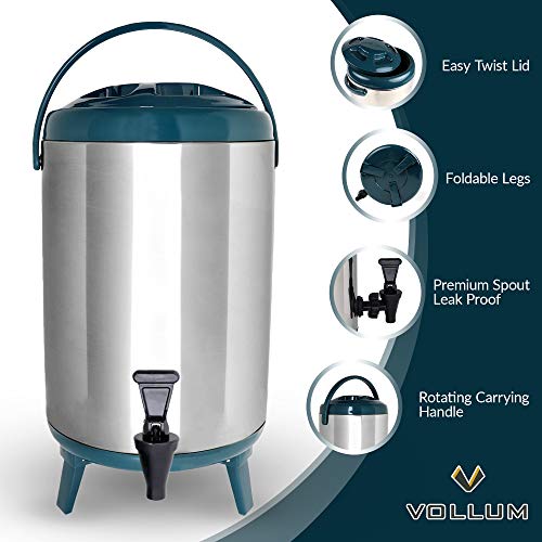 Stainless Steel Insulated Beverage Dispenser