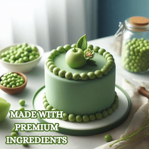 Pea Green Fondant for Cake Decorating (8.8 Ounce)