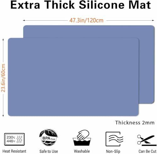2 Pack Silicone Mats (2 Count)