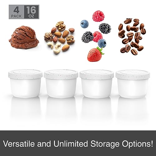 16oz Ice Cream Containers (4 Count)