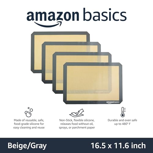 Non Stick Silicone Baking Mat (4 Count)