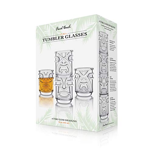 Tiki Cocktail Glasses (4 Count)