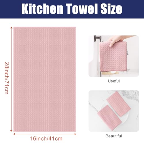 Microfiber Waffle Weave Kitchen Towels (8 Count)