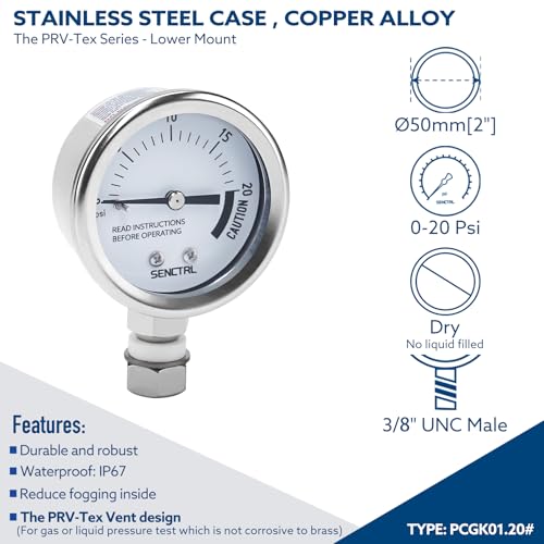 20 Psi Pressure Cooker Gauge Replacement Part