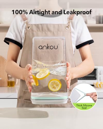 Airtight Pop Food Storage Container with Lid & 130ml Scoop