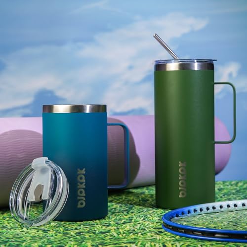32oz Insulated Coffee Mug with Handle