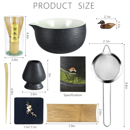 Bluestone Glaze Matcha Kit for Japanese Tea Ceremony