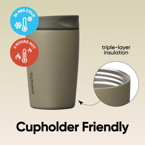 SmoothSip Slider Insulated Stainless Steel Coffee Tumbler