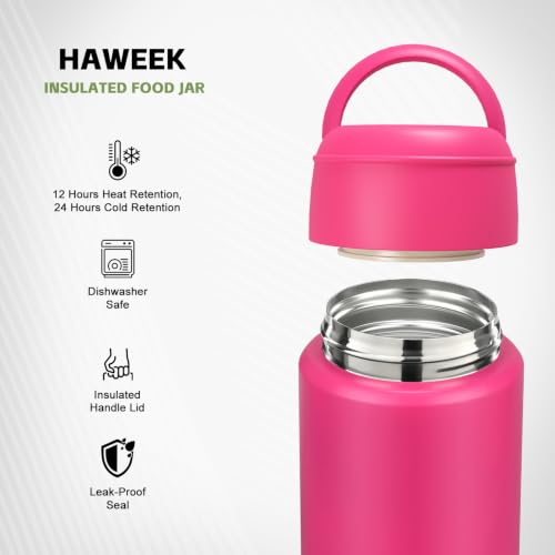 16oz Insulated Food Jar with Spoon