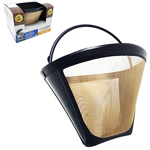 Brand Reusable #4 Cone Coffee Filter fits Ninja Coffee Makers and Brewers. BPA