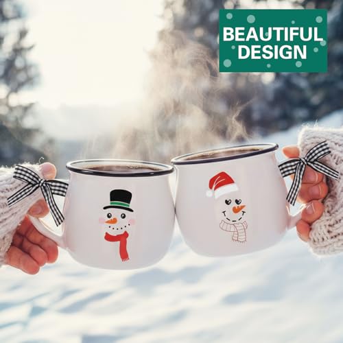 6 Set Christmas Coffee Mug Ceramic 12oz Hot Cocoa Cup (6 Count)