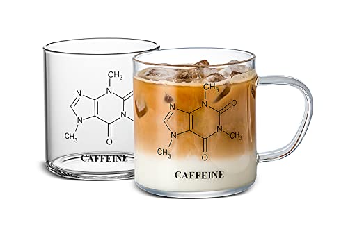 Glass Coffee Mugs (2 Count)