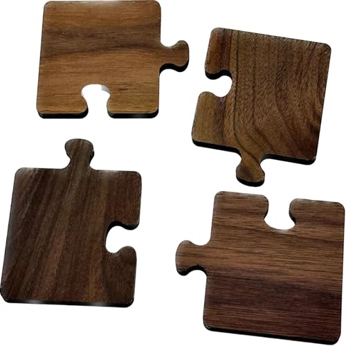 Wood Coasters Table Walnut Coaster Set of 4 Wooden Coaster Set (4 Count)