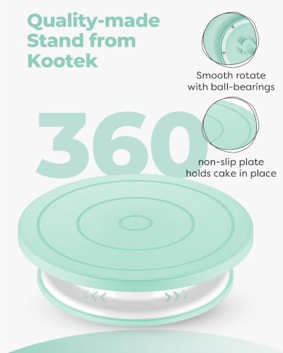 Cake Decorating Kit with Turntable Baking Supplies for Beginner Pros