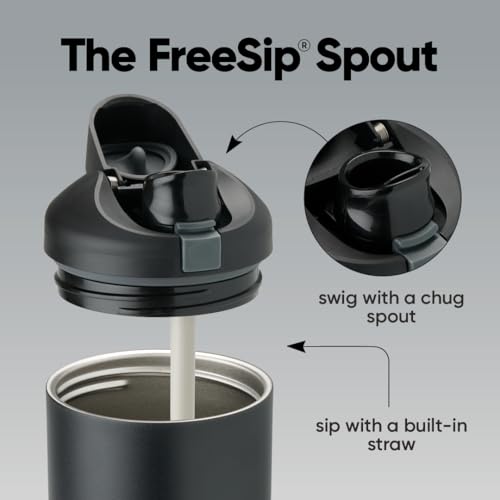 FreeSip Tumbler Stainless Steel Water Bottle 40 oz Very