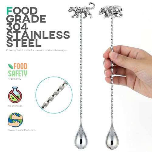 2 Pcs Bar Spoon (2 Count)