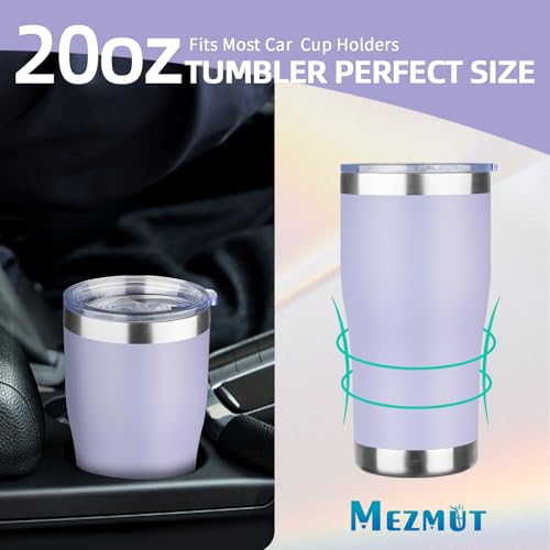 20oz Insulated Tumbler with Lid Straw Travel Coffee Mug Cup