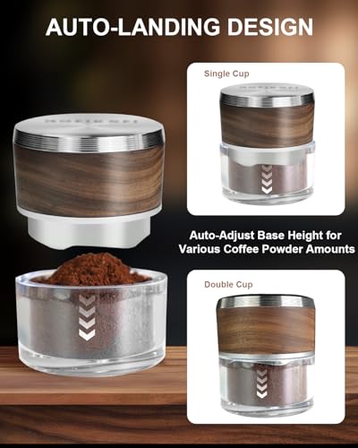 53.3mm Espresso Distribution Tool Walnut Coffee Distributor Fits Breville