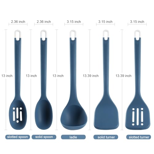 Silicone Kitchen Cooking Utensils Set (5 Count)