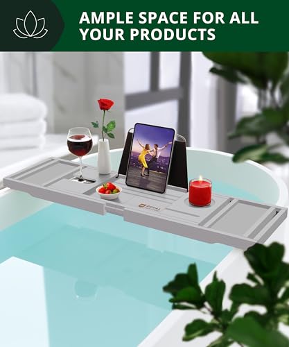 Premium Foldable Bathtub Tray Caddy