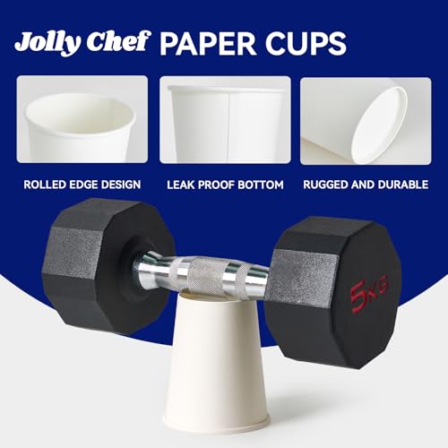 400 Pack 8 oz Paper Coffee Cups (400 Count)