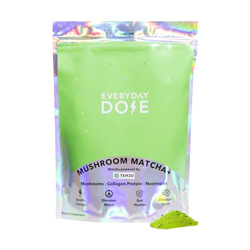 Mushroom Matcha+ Ceremonial Grade Matcha Powder (6.3493 Ounce)
