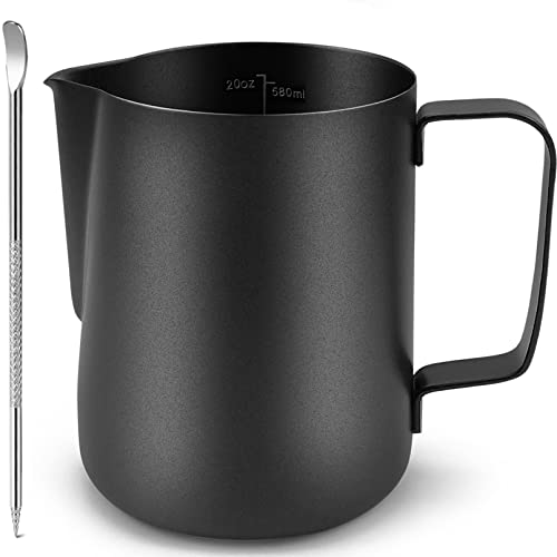 Stainless Steel Milk Frothing Pitcher 20 oz