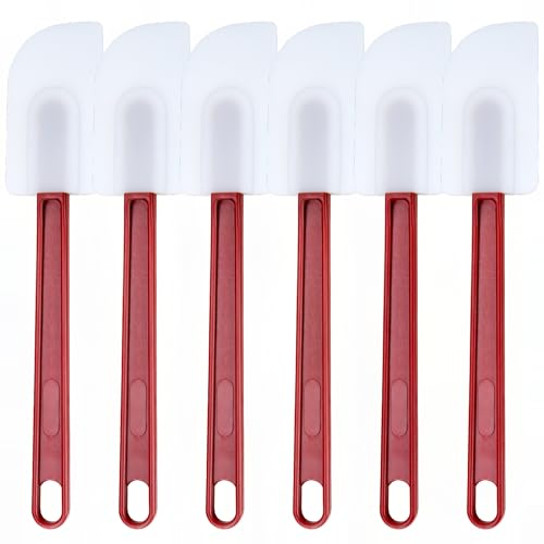6 Pcs Commerical Rubber Spatula