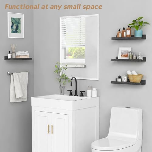 Black Picture Ledge Shelf (4 Count)