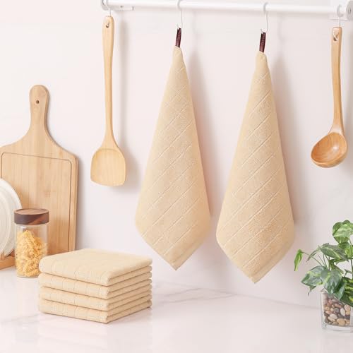 100% Cotton Terry Kitchen Dish Cloths (8 Count)
