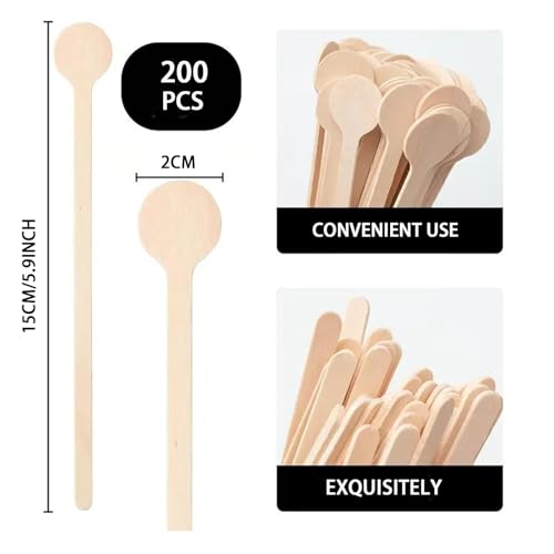 200Pcs Coffee Stirrers