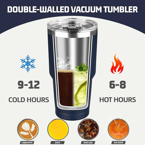 30 oz Tumbler with Lids and Straws